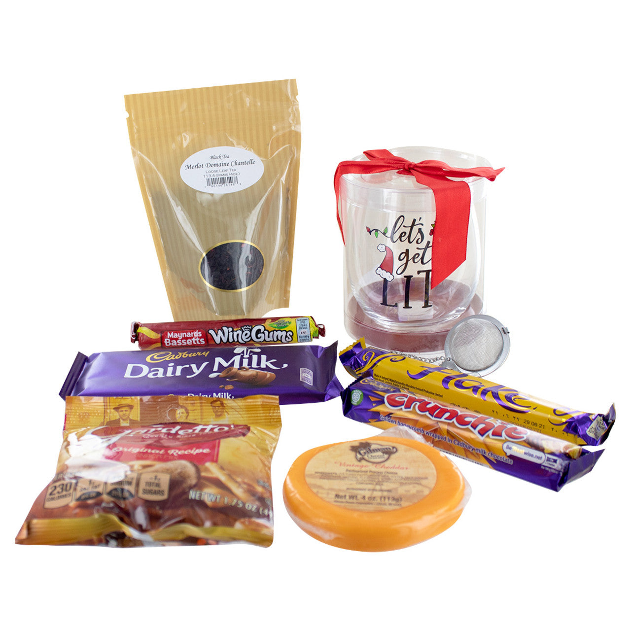 Eat, Drink and Tea Merry Gift Basket
