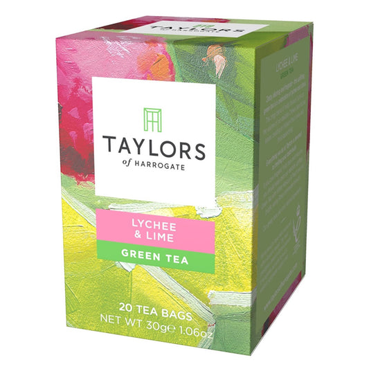 Taylors of Harrogate Tea - Lychee & Lime Green Tea - 20 count - Image 1