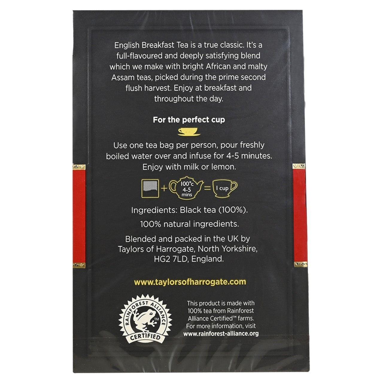 Taylors of Harrogate - English Breakfast Tea Bags - 50 count - Image 3