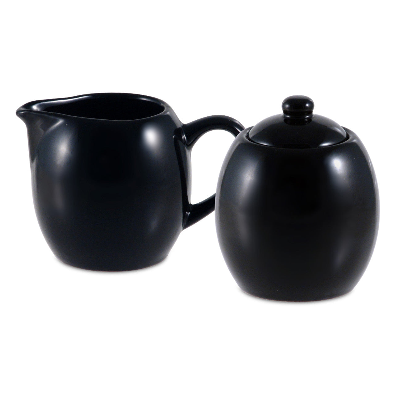 Amsterdam Cream & Sugar Set - Black - Image 1