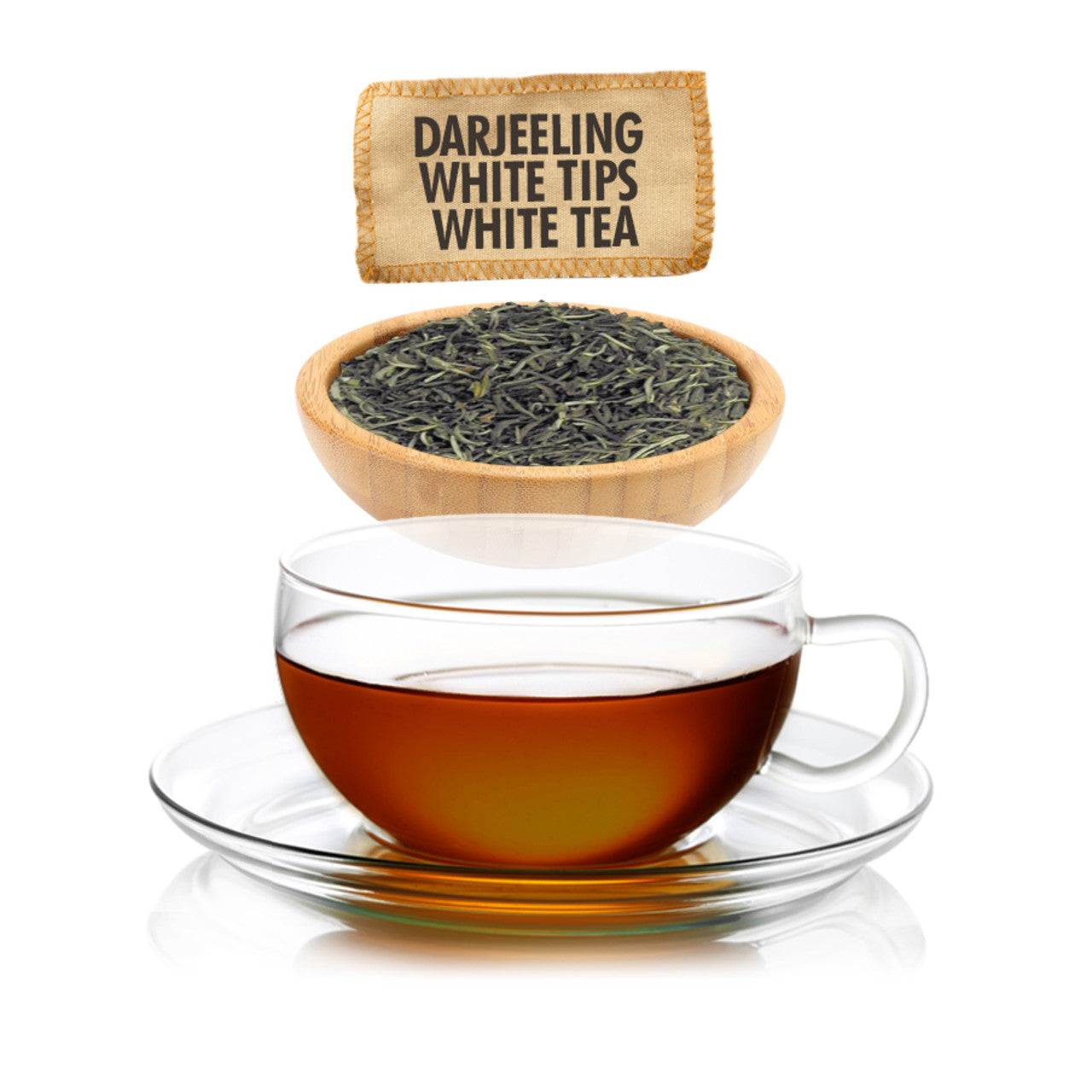 Darjeeling White Tips White Tea  - Loose Leaf - Sampler Size - 1oz - Image 1