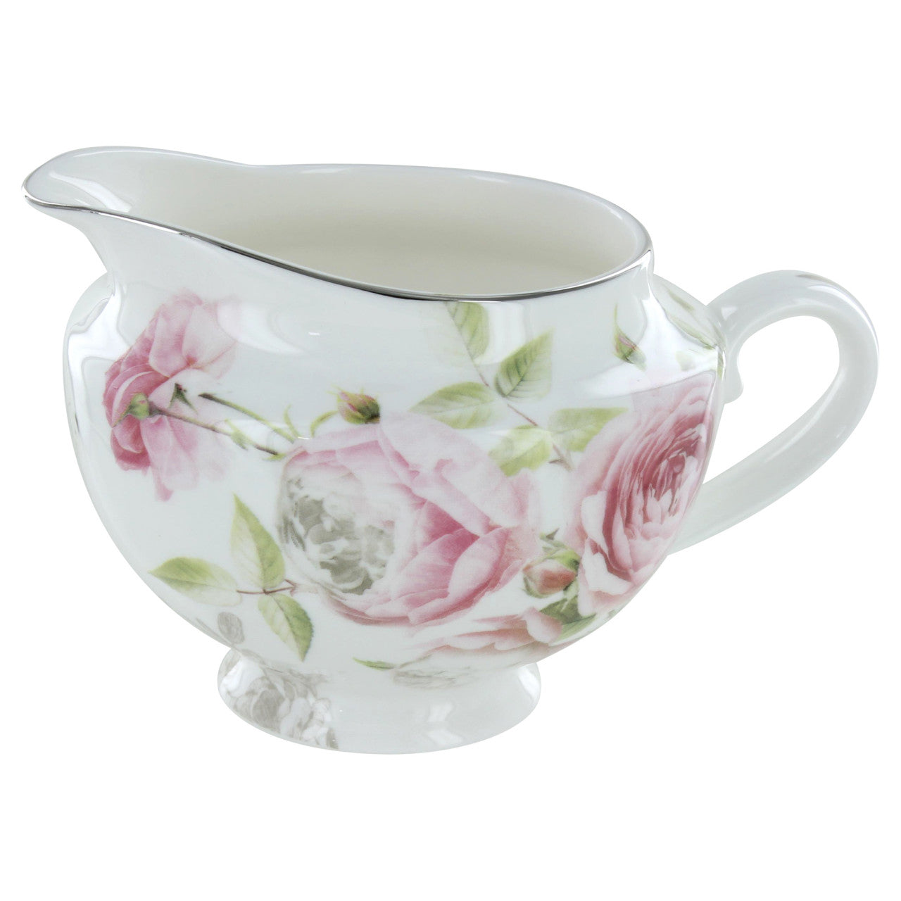 Beau Rose Bone China - Sugar and Creamer Set - Image 2