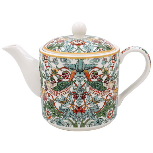 William Morris 'Strawberry Thief' Teapot - 24oz - Image 1