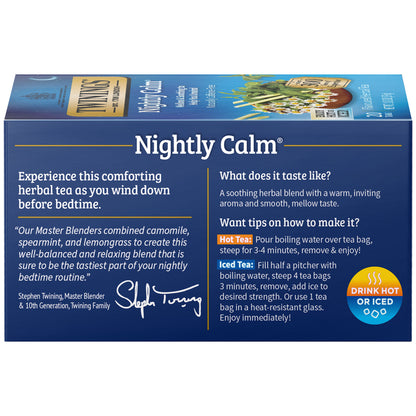 Twinings' Nightly Calm Herbal Tea - 20 count - Image 3