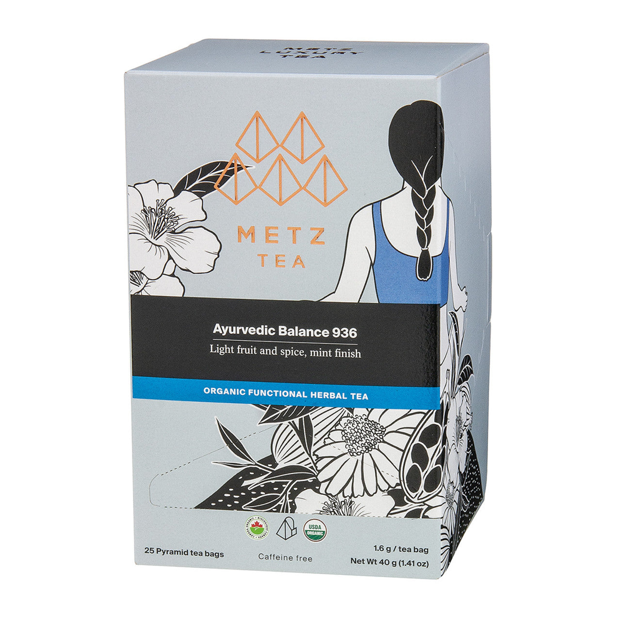 Metz Organic Ayurvedic Balance Tea - 25 count