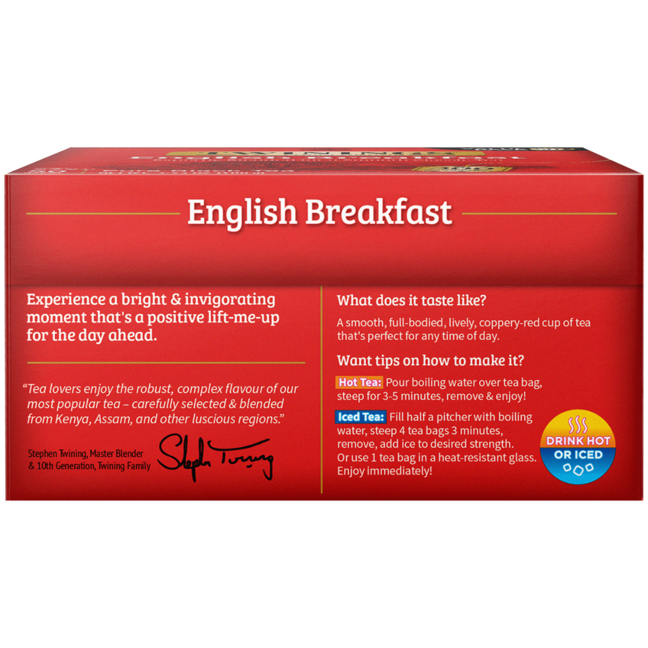 Twinings English Breakfast - 50 count