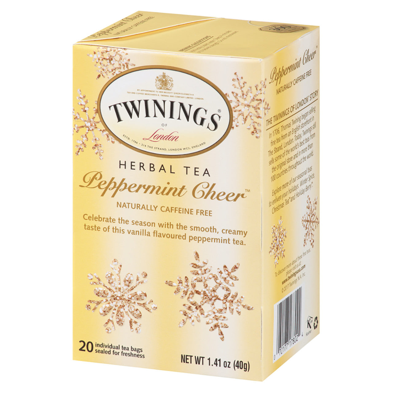 Twinings Herbal Tea -Peppermint Cheer  - 20 count
