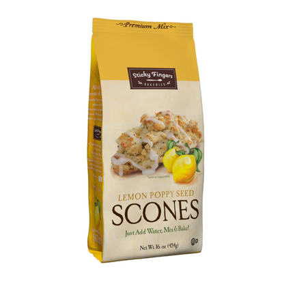 Scone Mix - Lemon Poppyseed - 16oz (454g)
