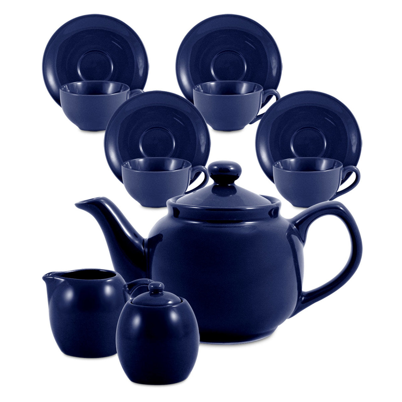 Amsterdam Tea Set - 6 Cup - Royal Blue