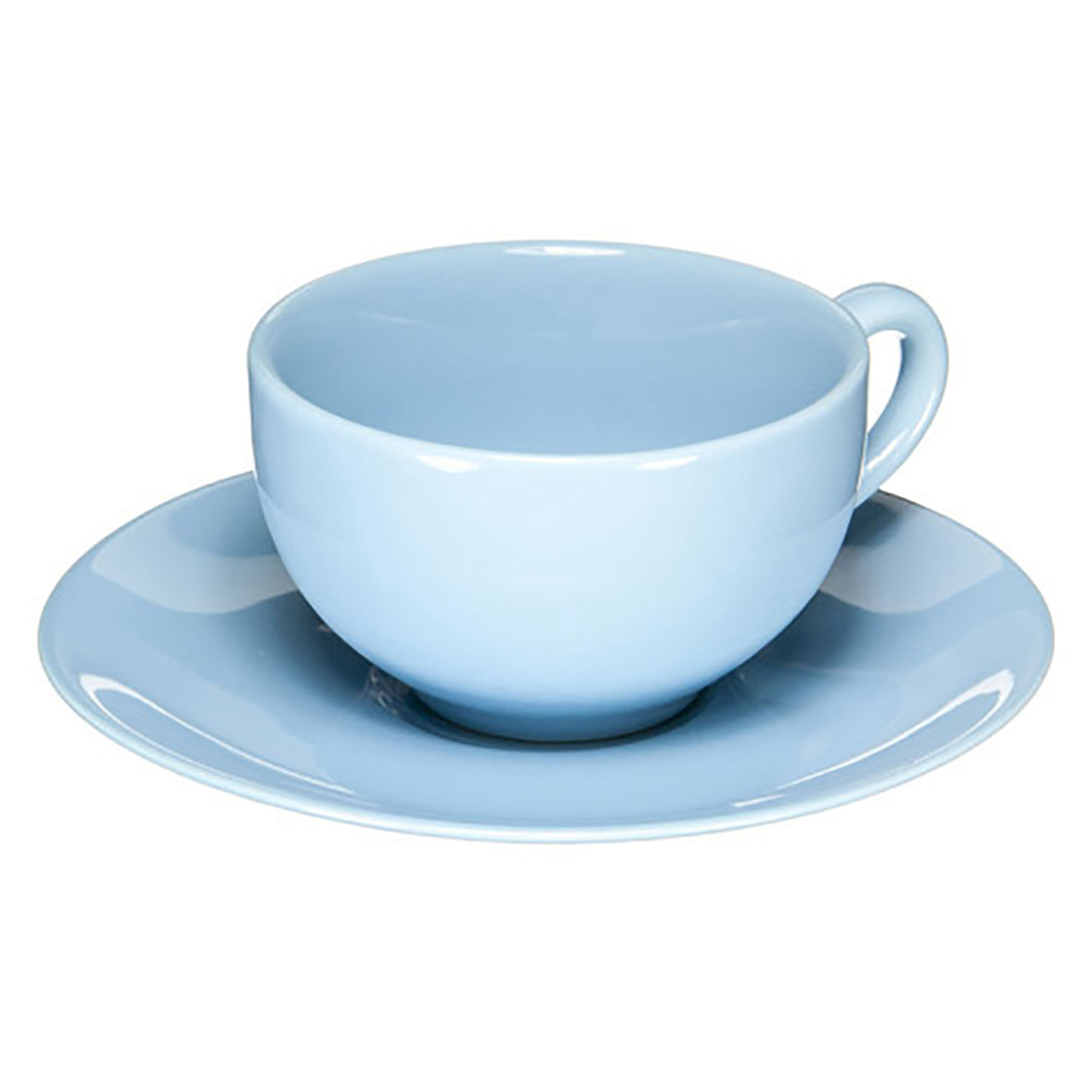 Amsterdam Tea Cup and Saucer - Vivian Teal - Image 1