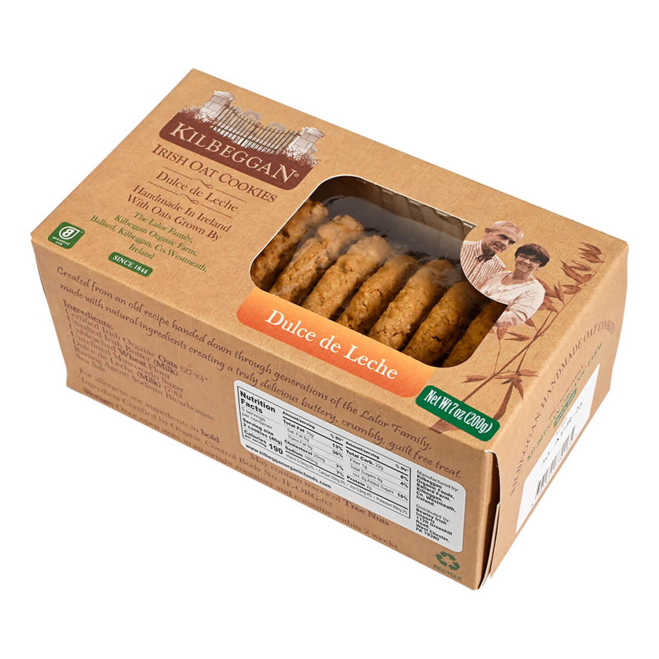 Kilbeggan Dulce de Leche Irish Oat Cookies - 7oz (200g)