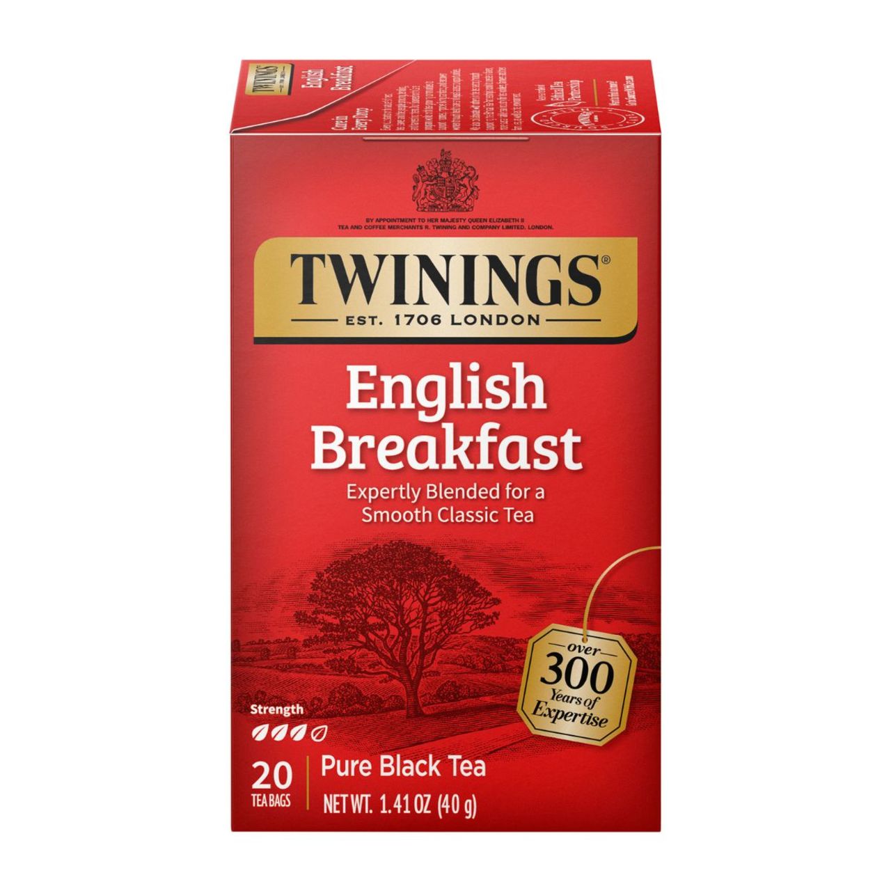 Twinings English Breakfast Tea - 20 count