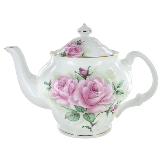 Rose Bouquet Bone China - 5 Cup Teapot - Image 1