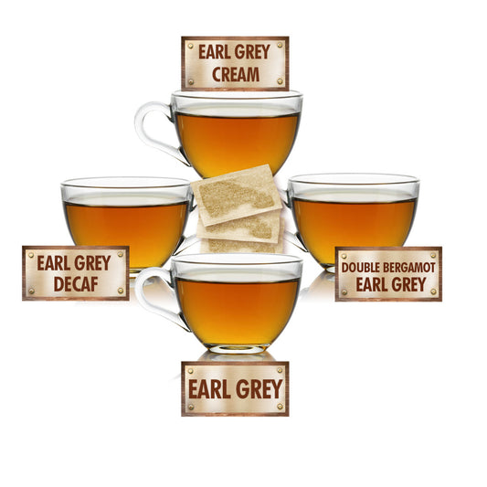 Earl Grey Tea Sampler - 5 Tea Bags of 4 Earl Grey Teas