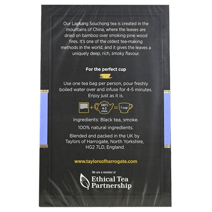 Taylors of Harrogate Lapsang Souchong Tea Bags - 50 count