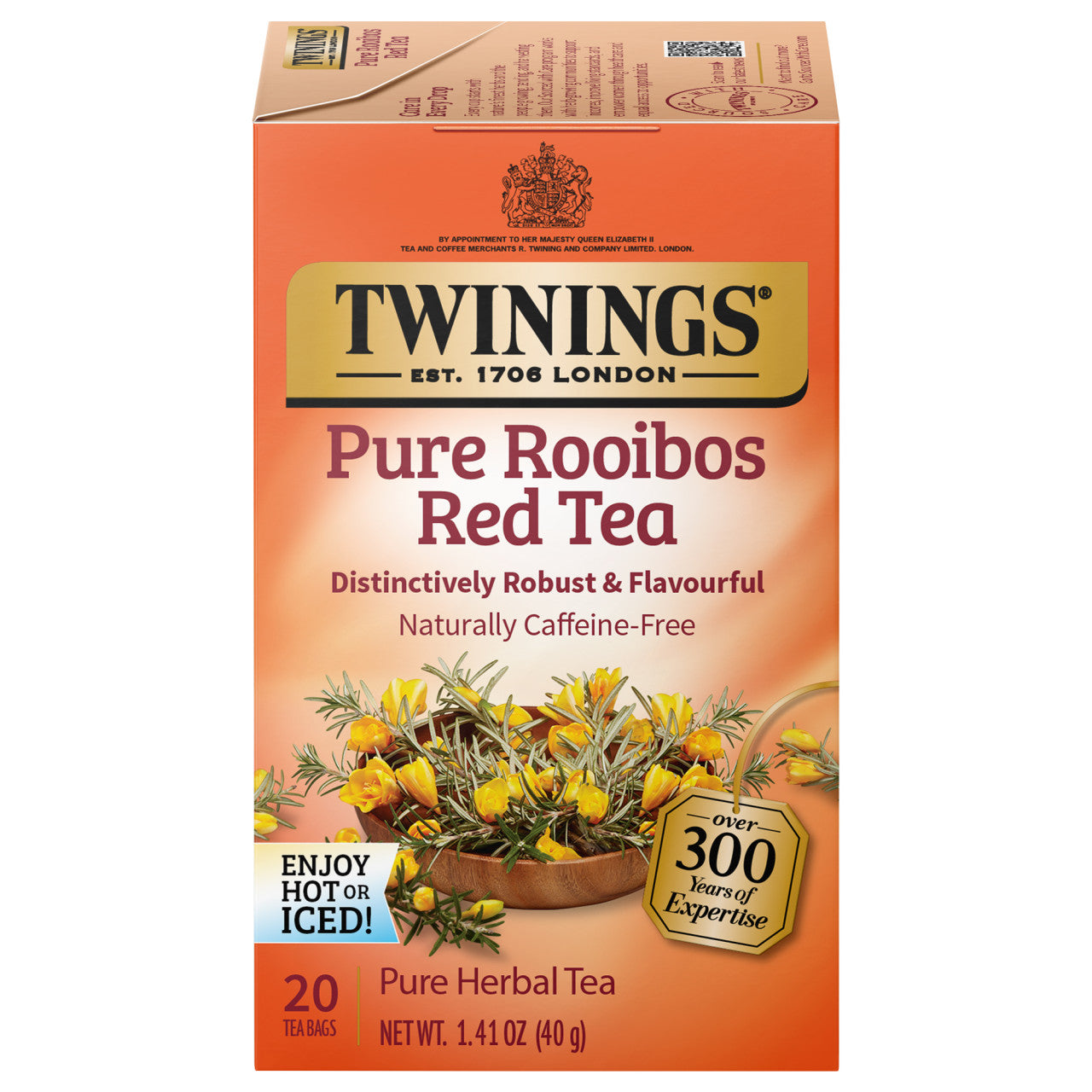 Twinings Herbal African Rooibos Red Bush Tea - 20 count