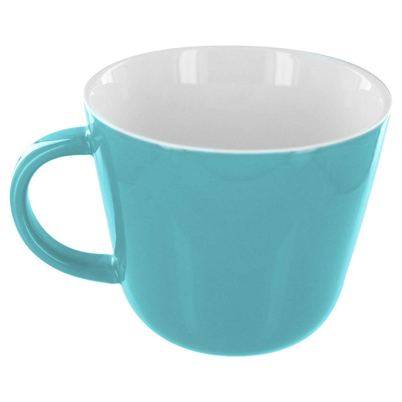 English Tea Store Porcelain Mug- Teal Gloss Finish