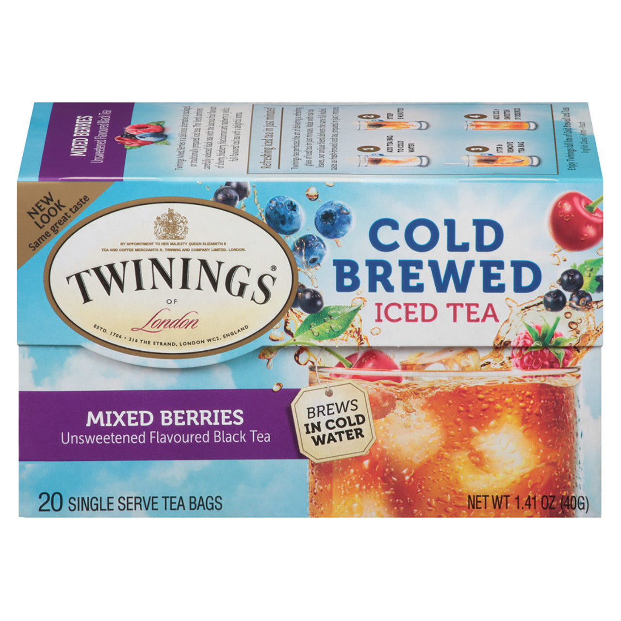 Twinings' Cold Brewed Iced Tea Mixed Berries - 20 count - Image 6