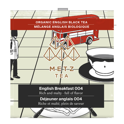 Metz Organic English Breakfast Tea - 25 count - Image 3