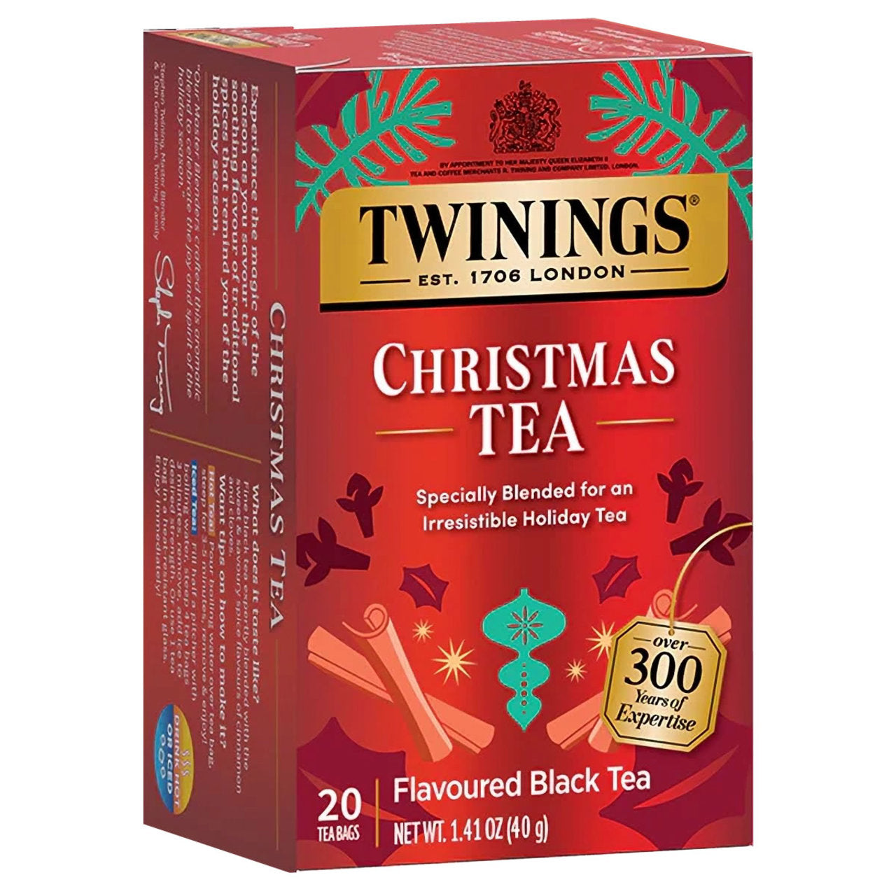 Twinings Christmas Tea - 20 count