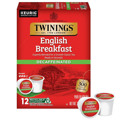 Twinings English Breakfast Decaf K-Cups - 12 count - Image 1