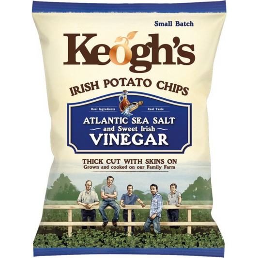 Keoghs Sea Salt & Cider Vinegar Crisps - 40g (1.4oz) - Image 1