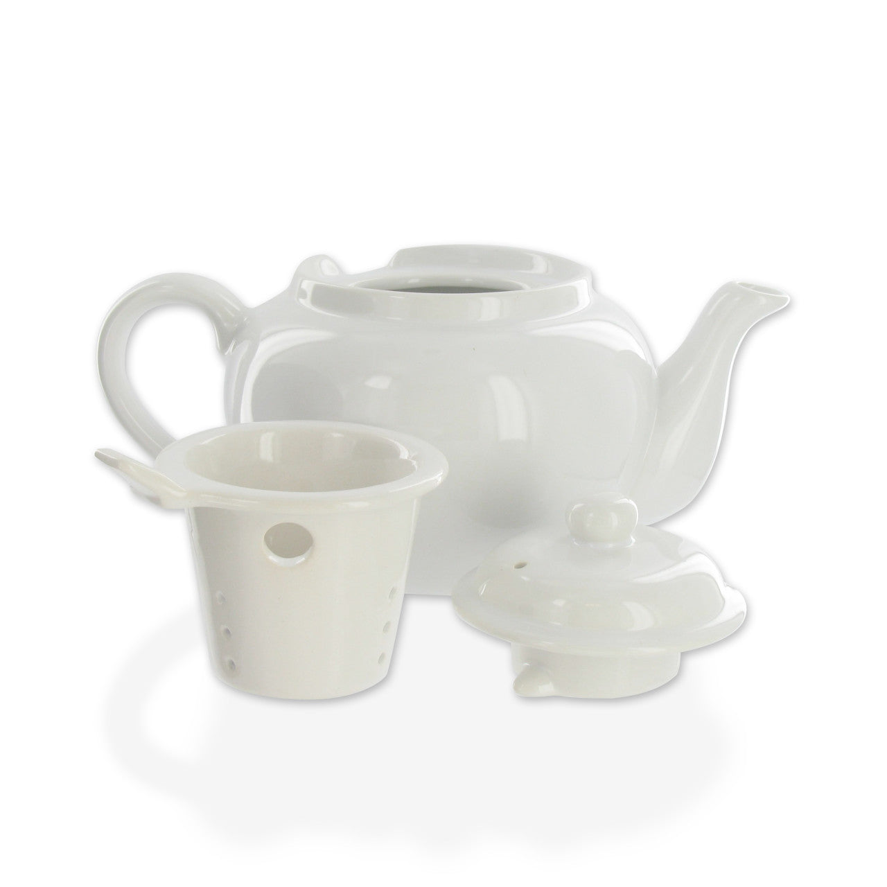 Amsterdam 2 Cup Infuser Teapot - White - Image 2