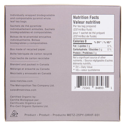 Metz Organic Berry Berry Tea - 25 count - Image 7