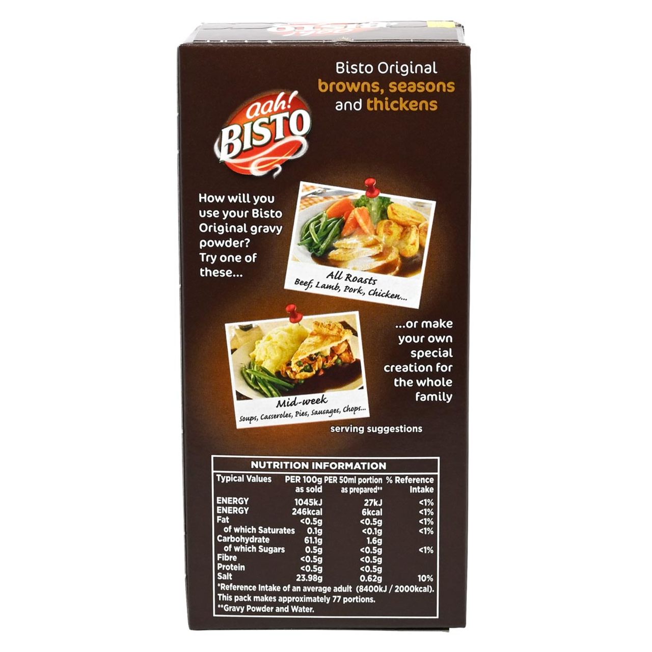 1.9kg Bisto Instant Gravy Granules