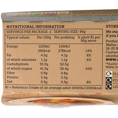 Auntys Ginger Syrup Pudding - 2 pack (190g) - Image 4