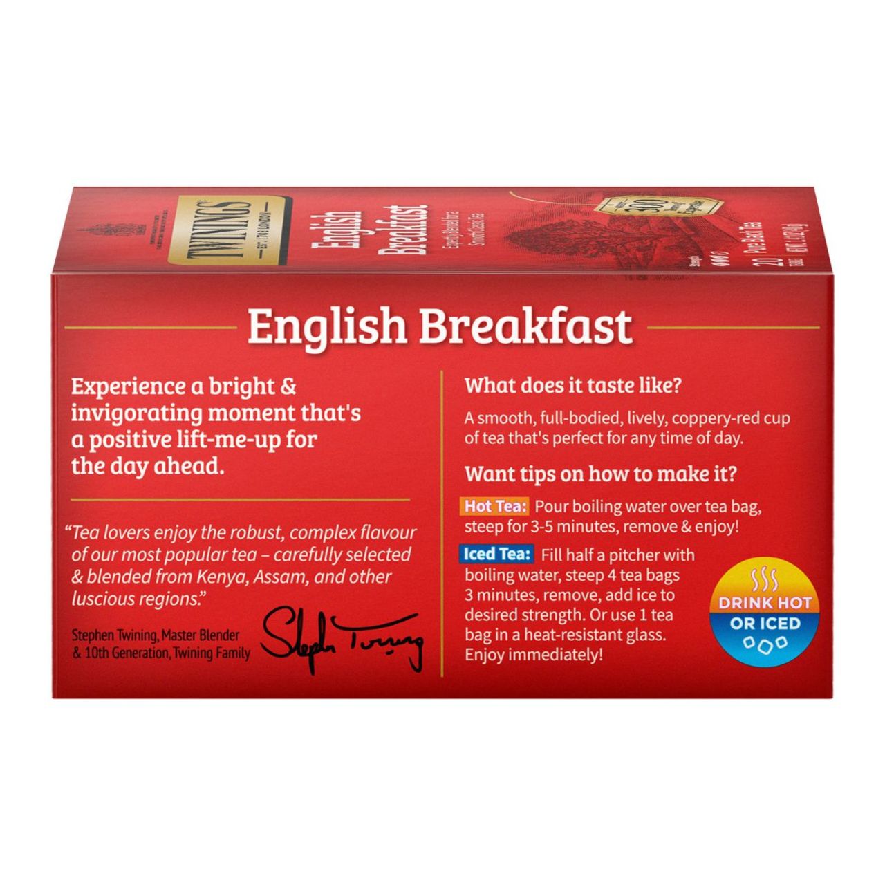 Twinings English Breakfast Tea - 20 count