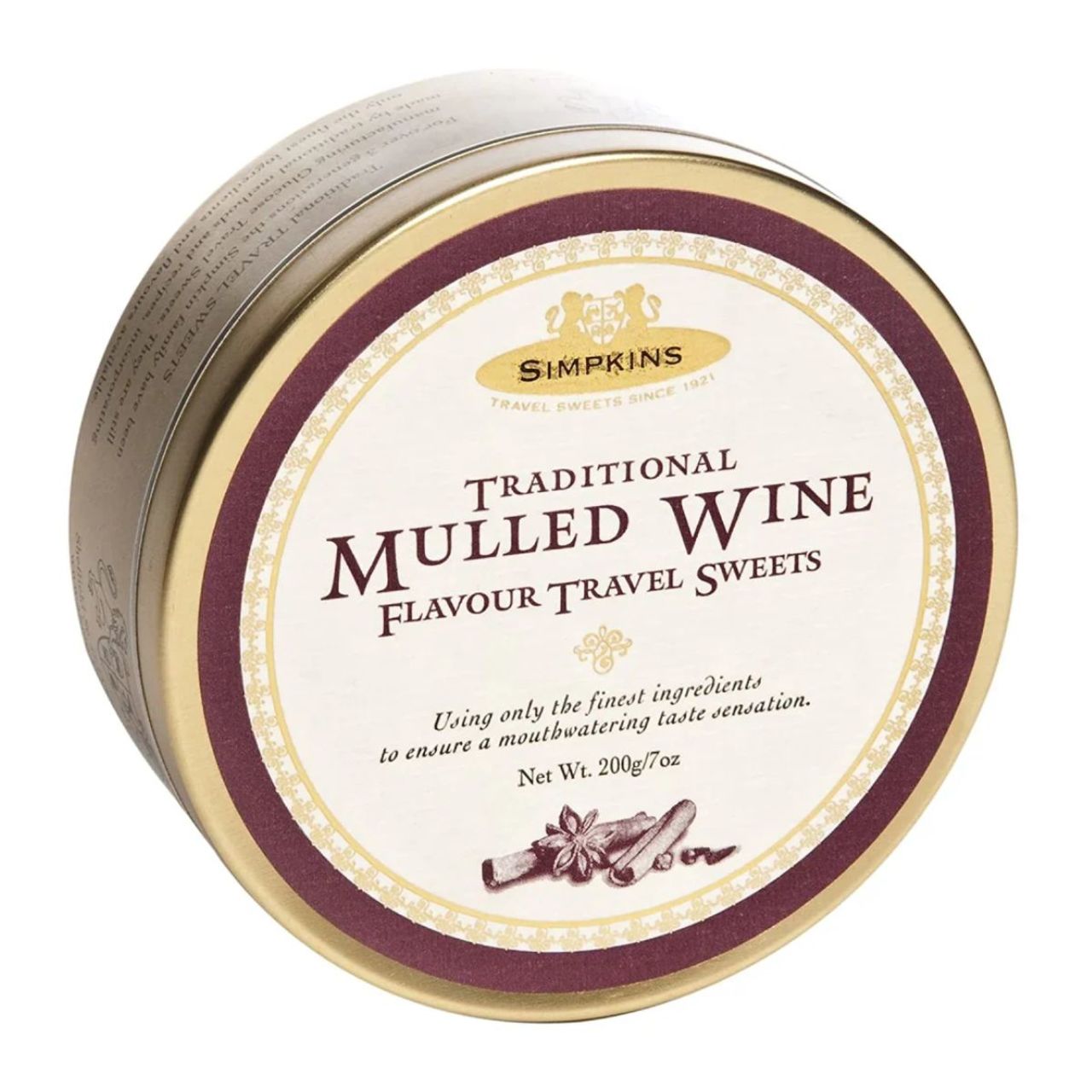 Simpkin's Travel Sweets - Mulled Wine - 7oz. (200g) - Image 1