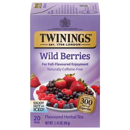 Twinings' Wild Berries Herbal Tea - 20 count - Image 1