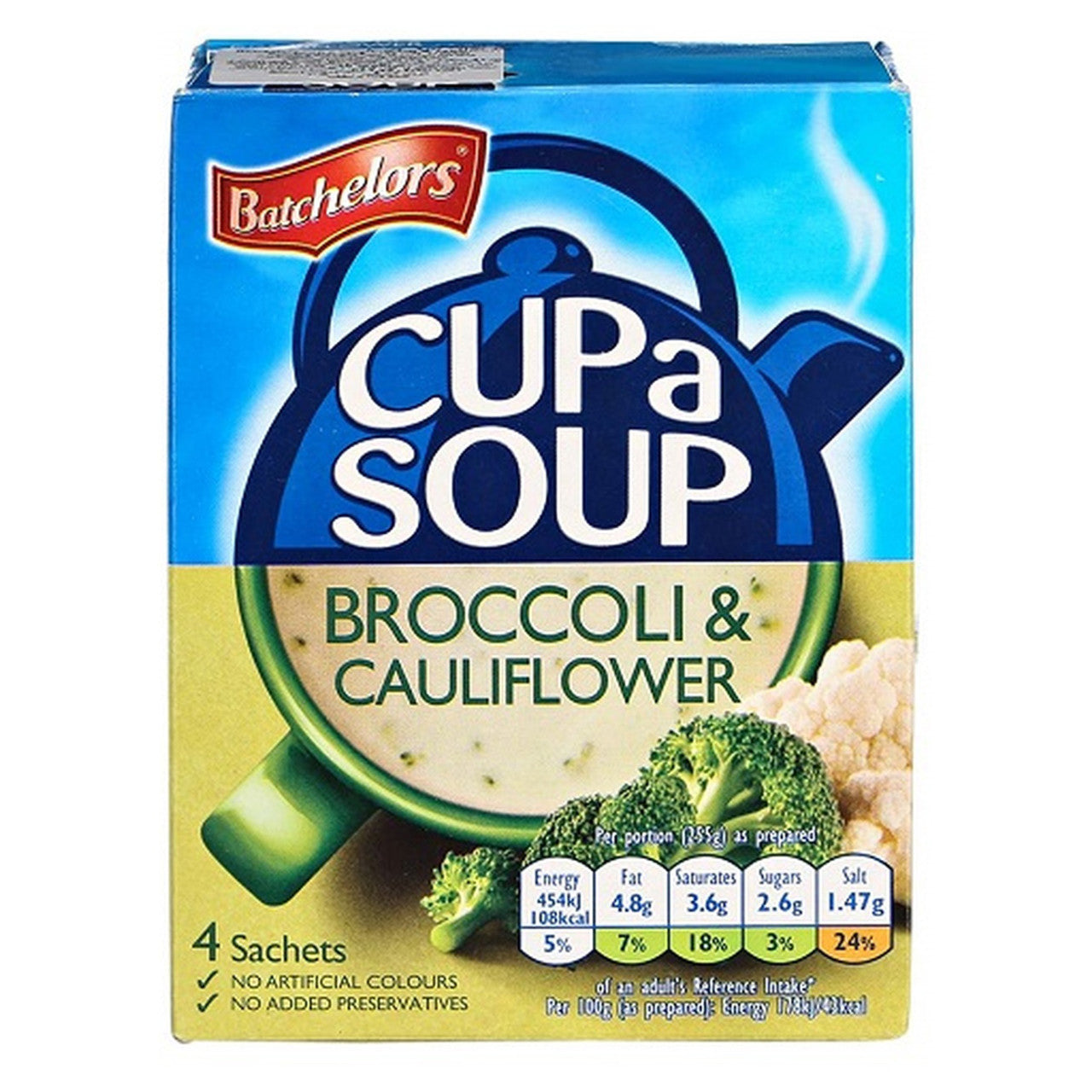 Batchelor's Cup-A-Soup - Broccoli & Cauliflower 3.56 oz (101g)