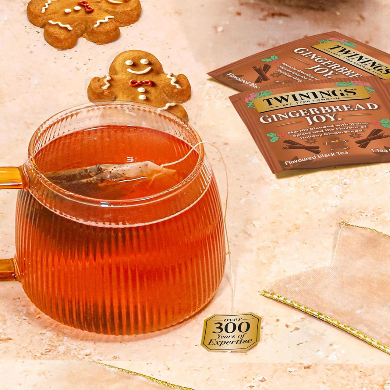 Twinings Herbal Tea - Gingerbread Joy - 20 count