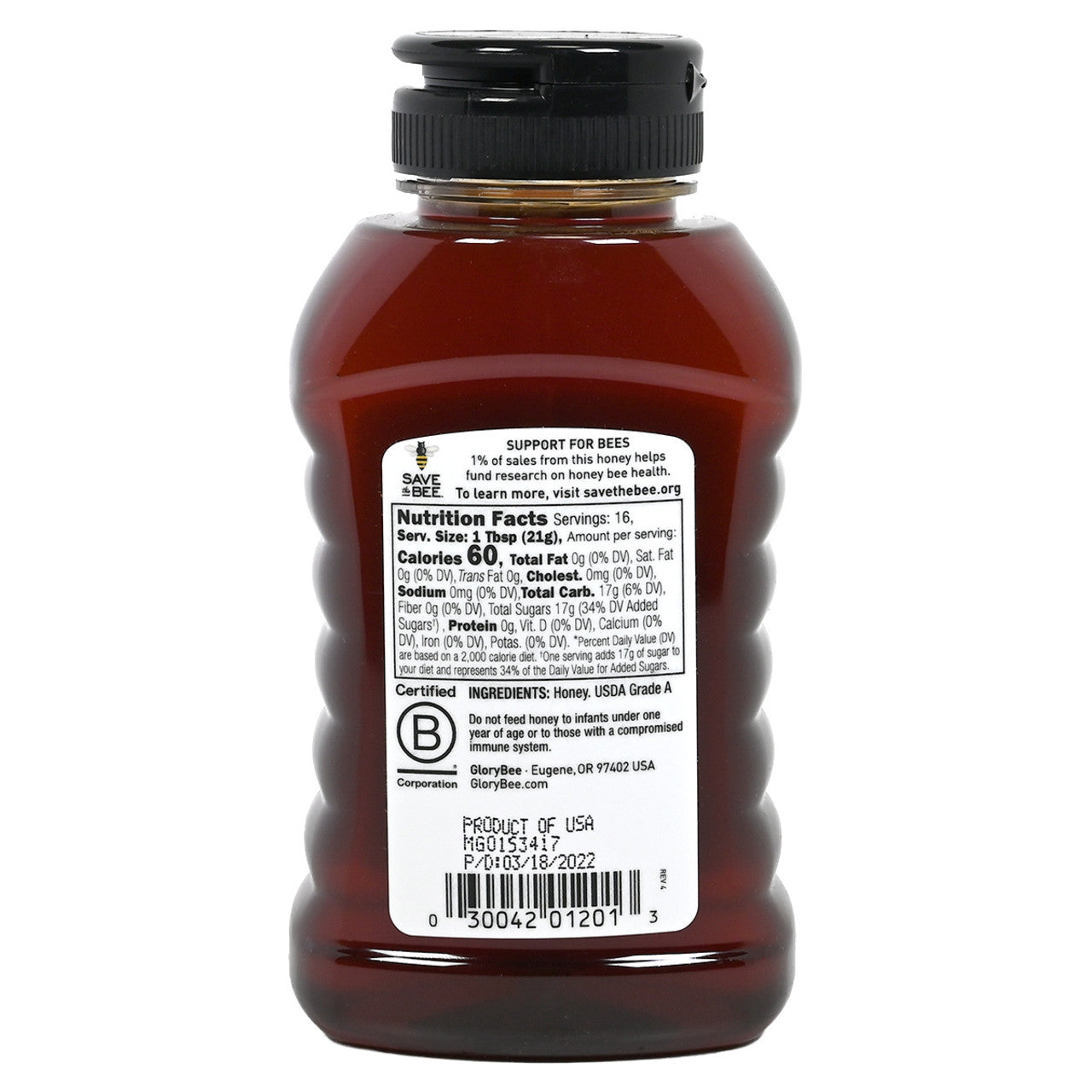 Pacific Northwest Clover Honey - 12oz (340g)