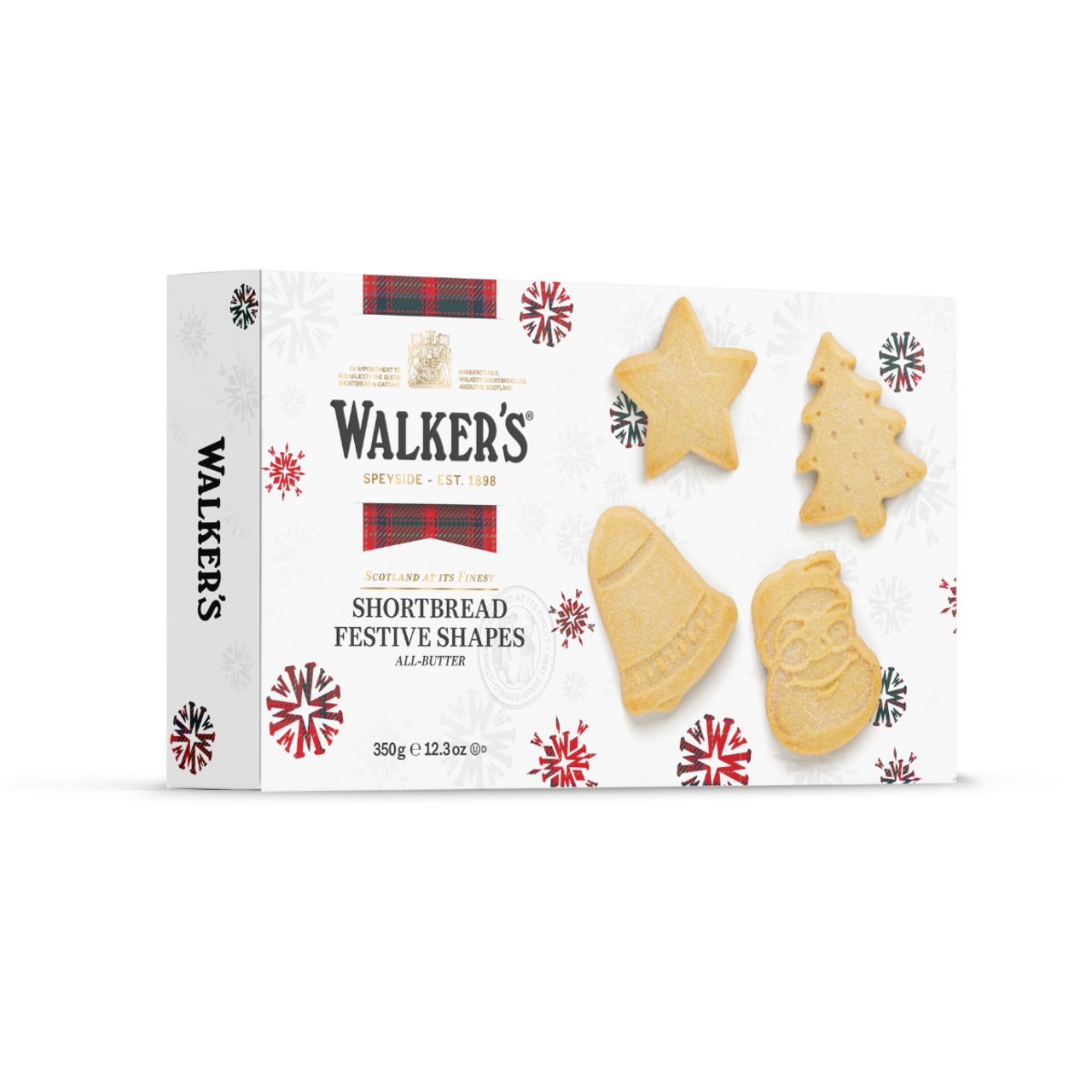 Walkers Shortbread Festive Shapes - 12.3oz (350g)