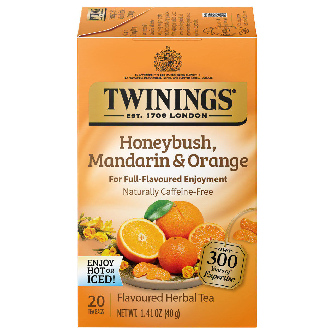 Twinings Herbal Honeybush Tea with Mandarin and Orange - 20 count