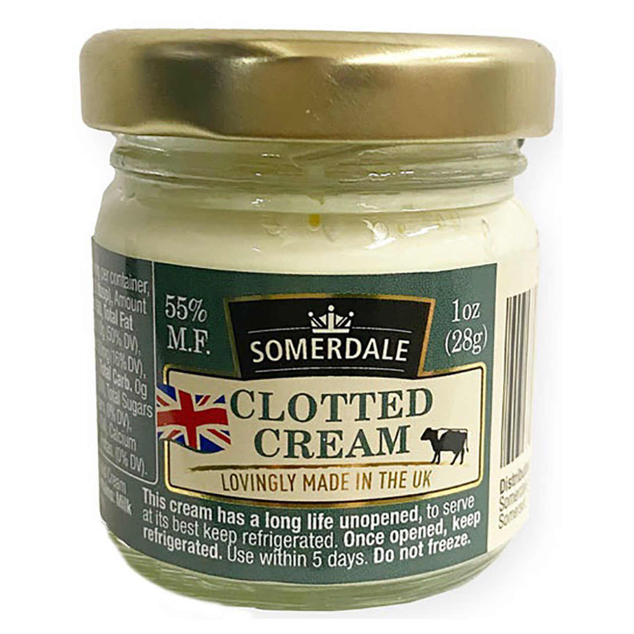 Somerdale Clotted Cream - Shelf Stable - 1oz (28g)