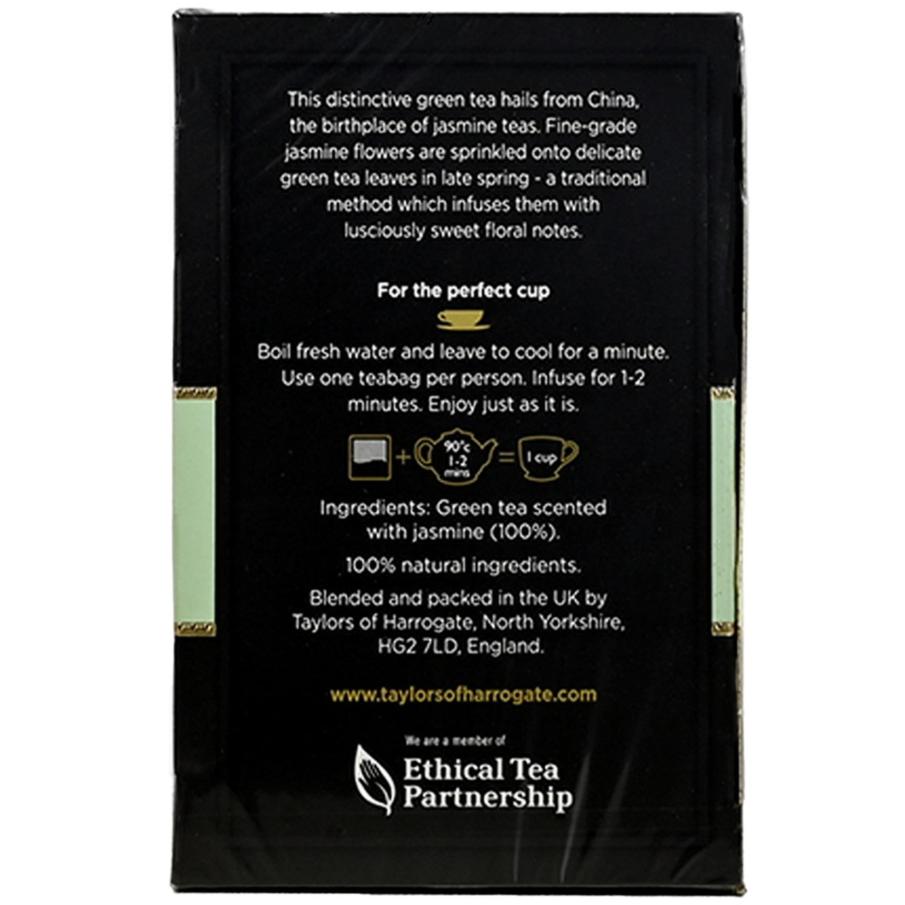 Taylors of Harrogate Green Tea with Jasmine Tea Bags - 50 count - Image 2