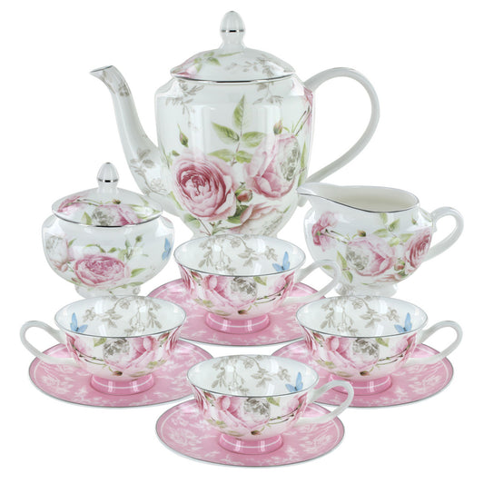 Beau Rose Bone China Tea Set - Image 1