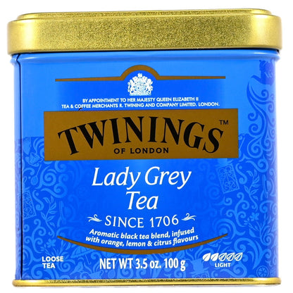 Twinings Lady Grey Loose Tea Tin - 3.53 oz (100g) - Image 2