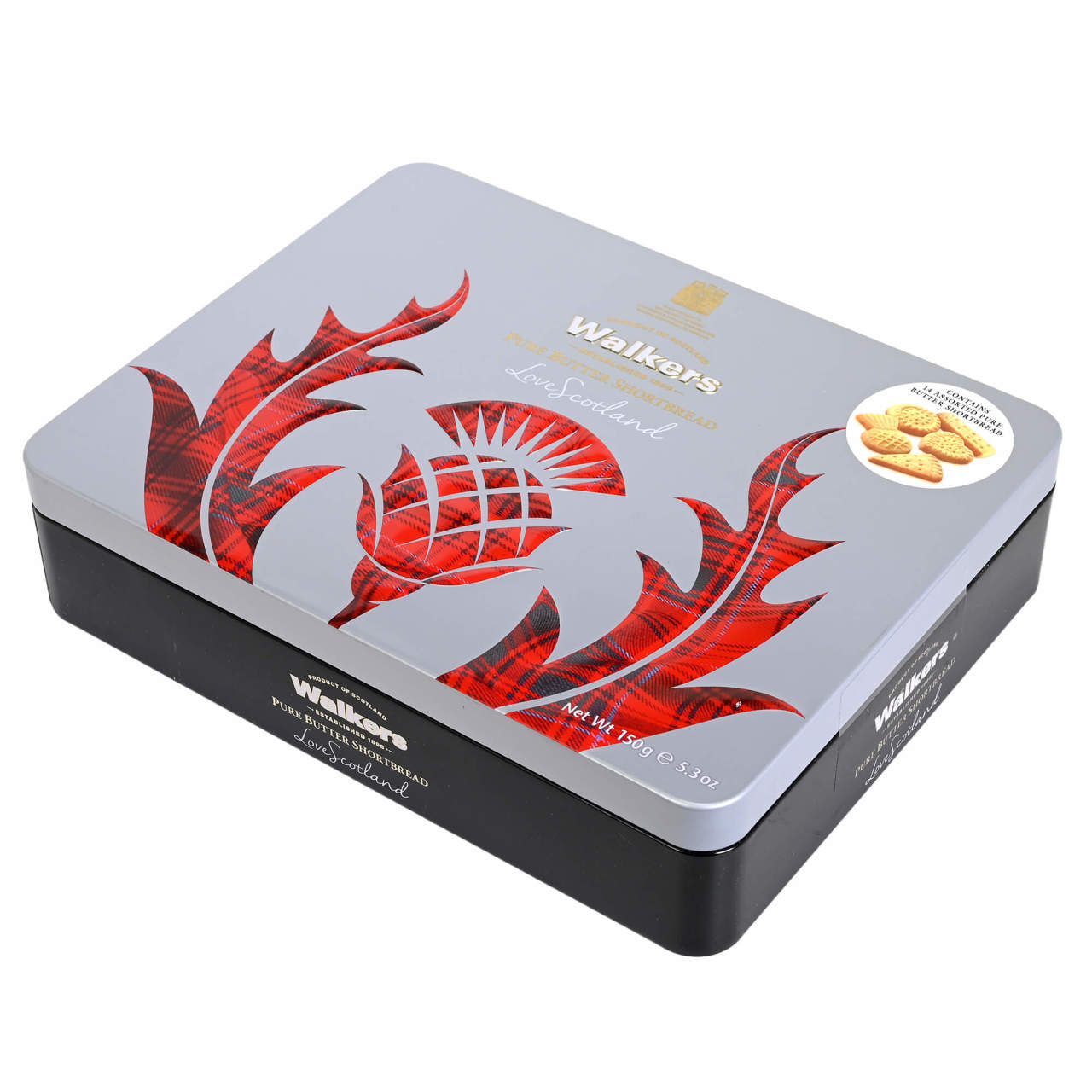 Walkers Shortbread Tin - Scottish Icon Thistle - 5.29oz (150g)
