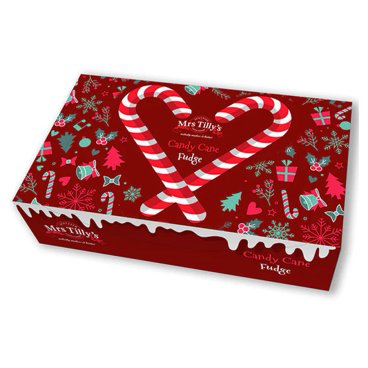 Mrs. Tilly's Candy Cane Fudge Carton - 10.6oz (300g)