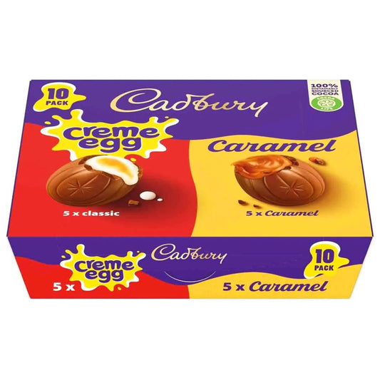 Cadbury Mixed Creme Egg  & Caramel Egg 10 Pack - 14.10oz (400g)