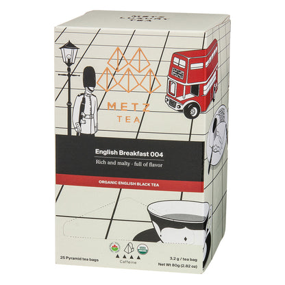 Metz Organic English Breakfast Tea - 25 count - Image 2