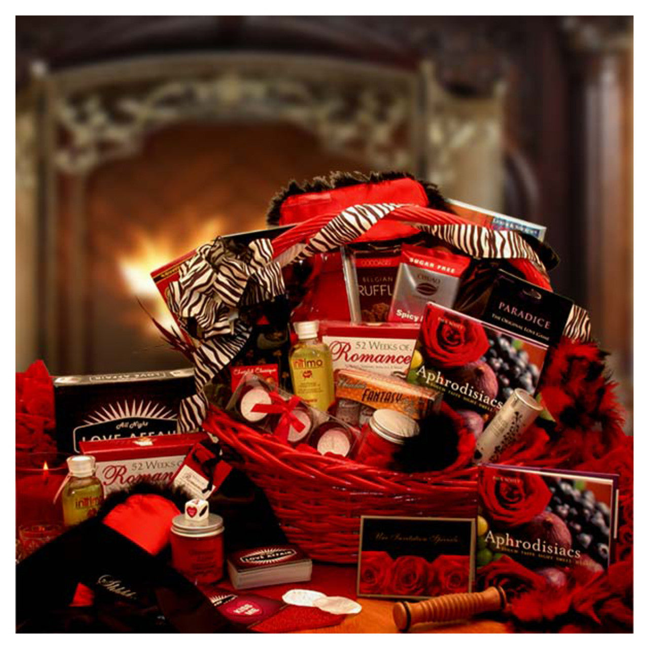 Naughty Nights Couples Romantic Gift Basket