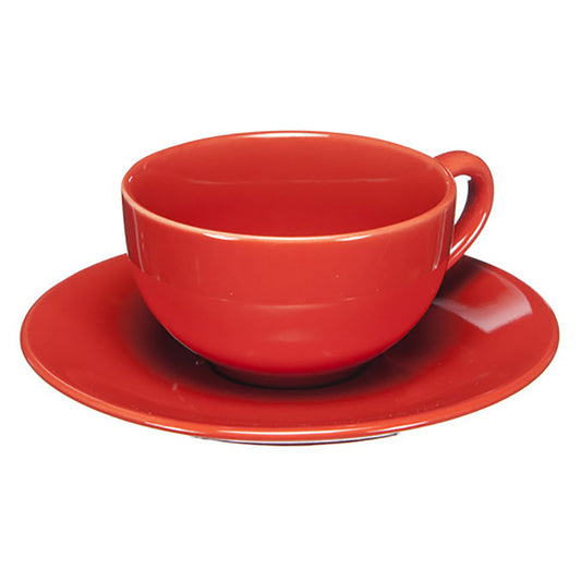 Amsterdam Tea Cup and Saucer - Red - Image 1