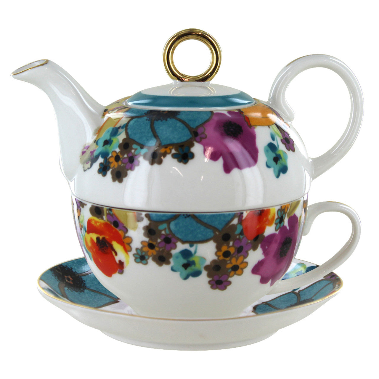 Multicolor Poppy Tea for One Set - Image 1