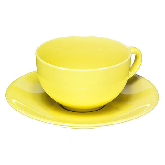 Amsterdam Tea Cup and Saucer - Lemon - Image 1
